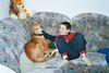 Azawakh Foto: Rashak mit Sebastian (ID 4261) Azawakh Hund