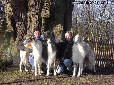 Barsoi Hunde Foto 7488 Barsoi Winterurlaub