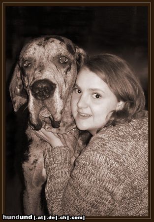 Deutsche Dogge Hunde Foto 8684 Deutsche Dogge Frauchen und ich!