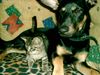 Deutscher Jagdterrier Foto: apollo mit katze (ID 10321) Deutscher Jagdterrier Hund