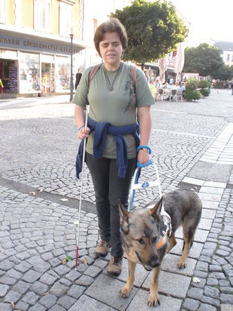 Deutscher Schäferhund Hunde Foto 39240 in höherer Auflösung ansehen Deutscher Schäferhund Blindenführhündin Sela bei der