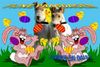 Foxterrier Drahthaar Foto: Wir wunschen euch allen frohe Ostertagen !Timmie en Daisy ! (ID 37584) Foxterrier Drahthaar Hund