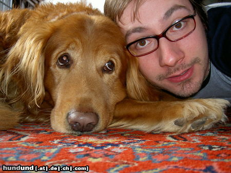Golden Retriever Hunde Foto 25581 Golden Retriever Tom (12 Jahre) und ich