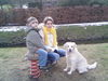 Golden Retriever Foto: Leon & Mia mit Laika - Goldi-Münsterländer Mix (ID 29995) Golden Retriever Hund