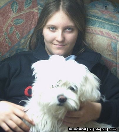 Malteser Hunde Foto 12383 Malteser ich (Desiree) mit meinen Hund Tobi