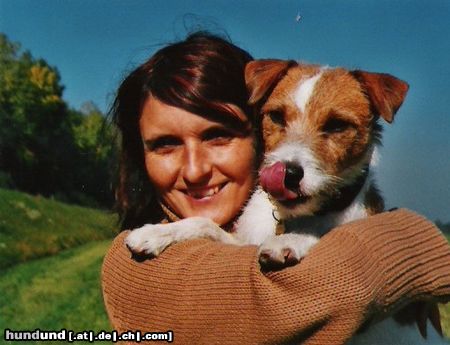 Parson-Russell-Terrier Hunde Foto 9580 Parson-Russell-Terrier Frauchen und Ich