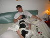 Pointer Foto: Xandor liebt es warm.... :-) (ID 32141) Pointer Hund