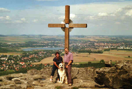 Pyrenäenberghund Hunde Foto 33708 Pyrenäenberghund es war ein anstrengenter Aufstieg