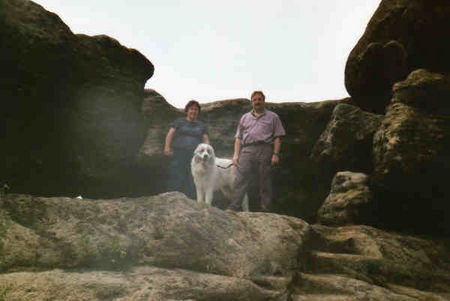 Pyrenäenberghund Hunde Foto 33712 Pyrenäenberghund so viele Felsen und alle für mich