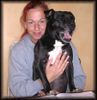 Staffordshire Bullterrier Foto: Frauchen Sabine mit Staffbull Brenda (ID 14612) Staffordshire Bullterrier Hund