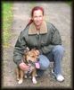 Staffordshire Bullterrier Foto: Macho mit Frauchen Sabine (ID 15234) Staffordshire Bullterrier Hund