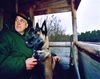 Westsibirischer Laika Foto: Laika mit Hagedorn im Jagdeinsatz auf Hochsitz (ID 20335) Westsibirischer Laika Hund
