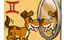 Menschen und Hunde im...